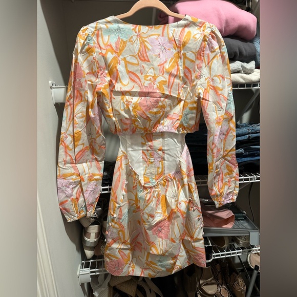 Pink Lily “My Fun Side Colorful Cutout Detail Dress” - Picture 6 of 6